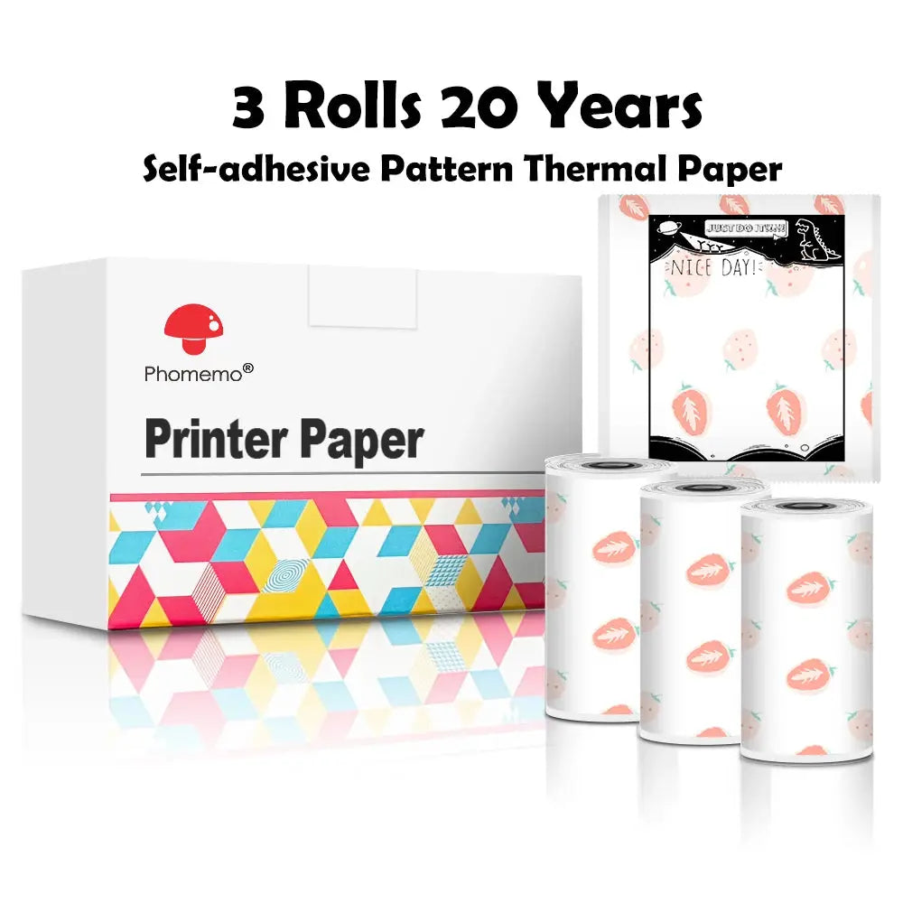 Phomemo T02 mini Drucker M02X Ersatzrollen: Selbstklebendes Transparentpapier für Etiketten, ideal für DIY-Fotos, Texte und Notizen Phomemo T02 mini Drucker M02X Ersatzrollen: Selbstklebendes Transparentpapier für Etiketten, ideal für DIY-Fotos, Texte und Notizen